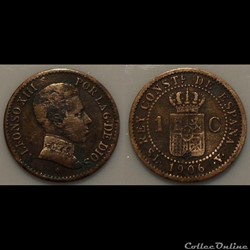 Espagne 1 Centimo 1906