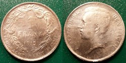 Belgique 1 Franc 1913 Der Belgen