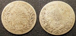 Egypte 2 Girsh 1293 Abdul Hamid II
