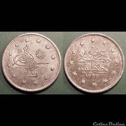Turquie 2 Piastre 1293-33