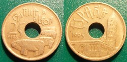 25 Pesetas 1995 Castille et Leon