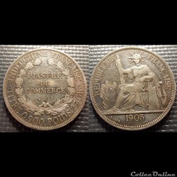 Indochine 1 piastre 1905
