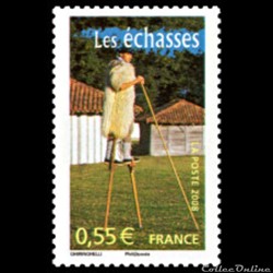 Timbre Les Echasses (40) Landes