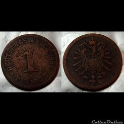 Allemagne 1 Pfennig 1889