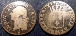 J51 Louis XVI Sol 1791 AA Metz avec points