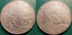 20 Makuta 1973 (Zaïre)