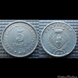 p- MN Perpignan 5 C. Al 1921 Elie:10.12