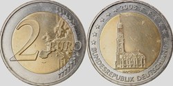 2 Euros 2008 Hambourg