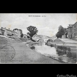 Carte Postale (40) Mont de Marsan + Flamme