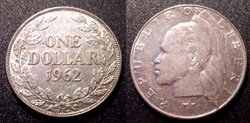 Libéria 1 Dollar 1962