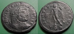 G- Le Bas Empire Galère Maximien Follis