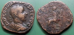 F- L'Anarchie Militaire Gordien III Sesterce