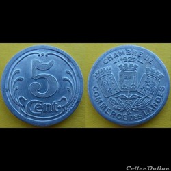 p- MN Landes 5 C. 1922 Al Elie:10.4