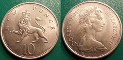10 New Pence 1968