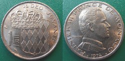 1 Franc 1974 Rainier III