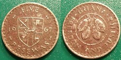 5 Pesewas 1967