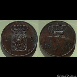 Pays Bas 1 cent 1870