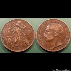 Italie 10 Centesimi 1911