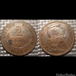 Ba 2 centimes Dupuis 1898