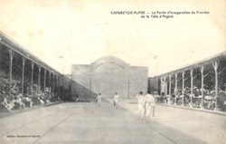 Carte Postale (40) Capbreton-plage - La Partie d'Inauguration du Fronton de la Côte d'Argent