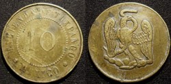 Mexique- 10 Centavos ND - Hacienda de Tuxpanga Mexico