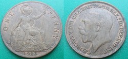 Grande Bretagne One Penny 1913