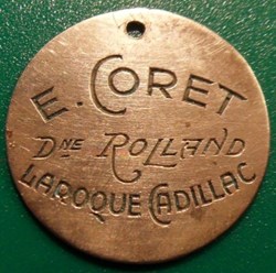 Plaque d'identité? Laroque Cadillac Gironde