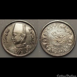 Egypte 2 Piastres 1356