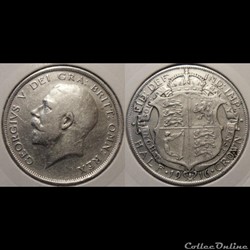 Grande Bretagne Half Crown 1916