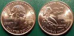 1/4 dollar 2009 P U. S. Virgin Islands