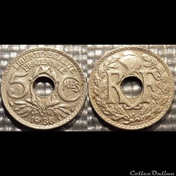 Cc 5 centimes EM Lindauer 1938 17mm 2g