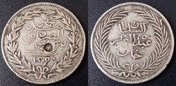 Tunisie 4 Piastres 1290 contremarquée