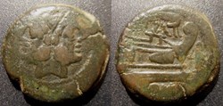 A11 République Romaine Janus (-169-158 avant JC)