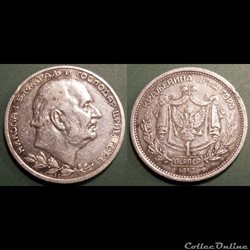 Montenegro 1 Perper 1912