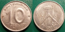 10 Pfennig 1953