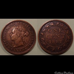 Canada 1 Cent 1887