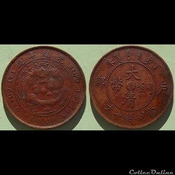 Chine Kwangtung 10 Cash 1907