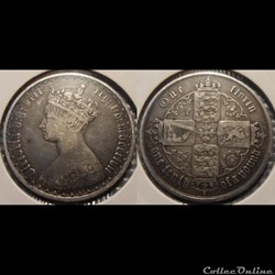 Grande Bretagne 1 Florin 1862