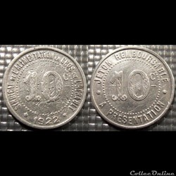 p- MN Hérault 10 C. 1922 Al Elie:20.6