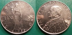 100 Lires 1963 Paul VI