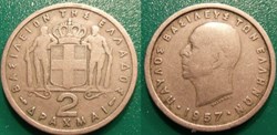 2 Drachmai 1957