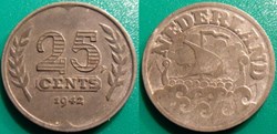 25 Cents 1942 Occupation allemande