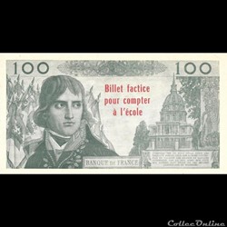 100 Francs Bonaparte billet factice