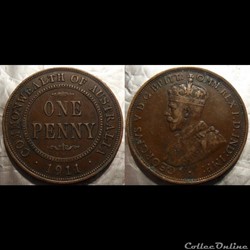 Australie One Penny 1911