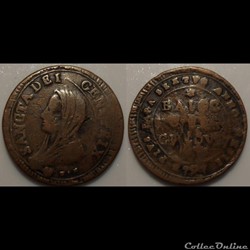 Vatican Pie VI 5 Baiocchi 1797