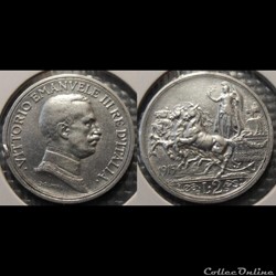 Italie 2 Lires 1915 R