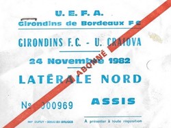 Football Championnat U.E.F.A. 24 novembre 1982