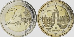 2 Euros 2016 Saxe