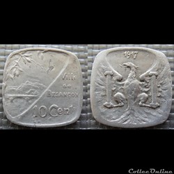 p- MN Besançon 10 C. 1917 Al Elie:10.2