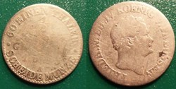 Germany Prusse 1/2 Silbergroschen 1825